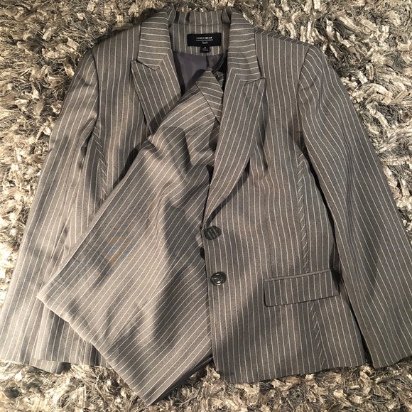 Jones Wear Pants - Jones Ware Pinstriped Suit Size 18